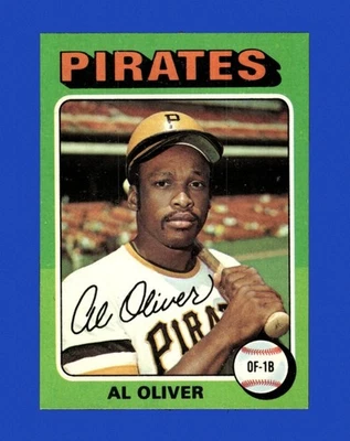 Topps Set-Break #555 1975 Al Oliver casi nuevo-como nuevo o mejor *GMCARDS* Foto 1 de 2