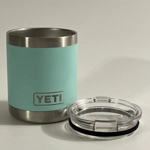 Yeti Rambler 10 oz Lowball Stackable Tumbler with Lid Seafoam Green/Blue - Bild 1 von 13
