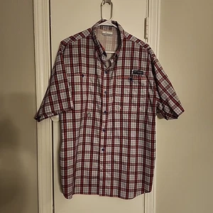 Columbia PFG Herren Button-Down Kurzarm Hemd Gr. L Neu ohne Etikett - Bild 1 von 7