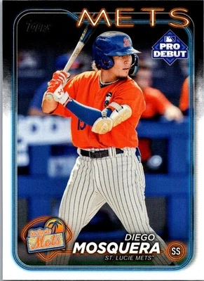 2024 Topps Pro Debut - Diego Mosquera #PD-72 (RC) - Image 1 of 2