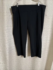 Columbia Women's Anytime Casual Omni-Wick Black Capri Pants Size XL - Picture 1 of 3