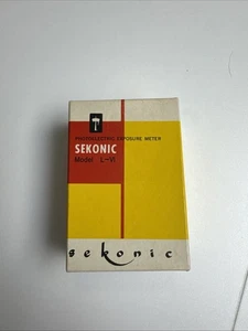 Vintage Sekonic L-VI Photoelectric Exposure Meter with Original Case And Box - Picture 1 of 6