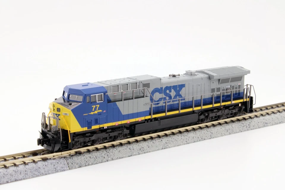 Kato 176-7043 N CSX AC4400CW Diesel Locomotive #77 - Image 1 of 1
