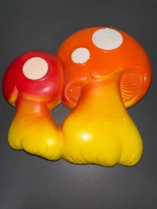 Vintage 1976 Miller Studio MushroomChalkware Wall Plaque – Retro Kitchen Décor - Picture 1 of 7