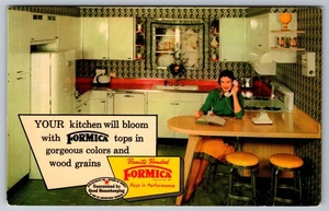 Mid Century Formica Kitchens Advertising Postcard - Picture 1 of 2
