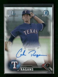2016 Bowman Draft #CDA-CRA Cole Ragans Chrome Draft Pick Refractor #/499 Auto - Picture 1 of 2