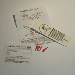 Corgi Toys  268 Green Hornet Repro Instructions Kit - Picture 1 of 5