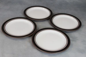 4 x Vintage Hornsea Contrast Round Side Plates Dessert / Small Plate 16cm - Foto 1 di 3