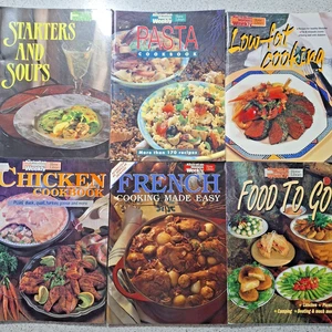 6 x Australian Women's Weekly Home Library Cookbook magazines,  good condition - Picture 1 of 3