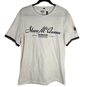 Camiseta Barbour Steve McQueen Camiseta Gráfica Corredor Internacional XL Logo con Licencia - Imagen 1 de 10