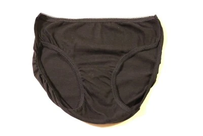 Faded Glory Ladies Bikini, Package of 3, Size S/5, Color Black, New with Tags - Image 1 of 4