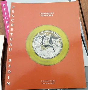 CERAMIQUE/MODERNES/CATALOGUE PESCHETEAU BADIN/2007/PORTANIER/DERVAL/AGARD/CAPRON - Picture 1 of 1