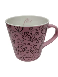 Starbucks Pink Tea Mug Sweet Flirt 2006 17oz Hearts Collectible - Picture 1 of 3