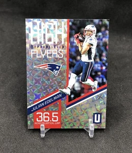 2019 Unparalleled Julian Edelman /25 “HIGH FLYERS” HYPER FOIL SSP No. HF-JE 🐿 - Picture 1 of 12