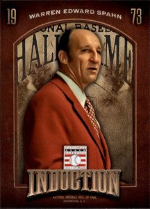 2013 Panini Cooperstown Induction Milwaukee Braves Baseball #13 Warren Spahn