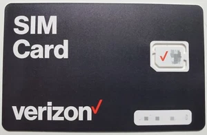 Verizon SIM card • LG G8 ThinQ LG Stylo 5 - READ INSIDE - Picture 1 of 1