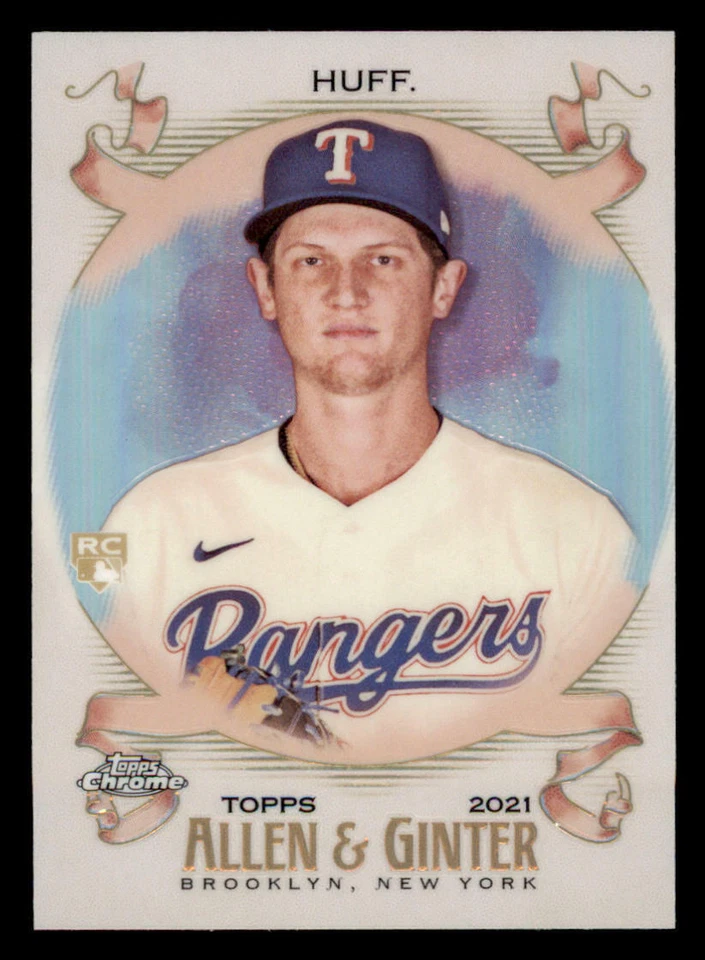 2021 Topps Allen and Ginter Chrome Refractors #71 Sam Huff RC (ref Y02262) - Image 1 of 2