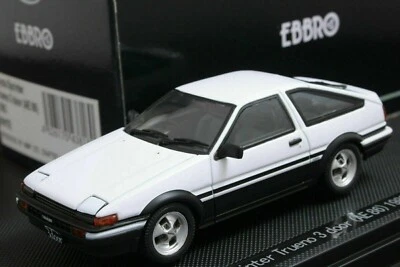 EBBRO 43818 ESCALA 1:43 1983 TOYOTA SPRINTER TRUENO AE86 COCHE FUNDIDO A PRESIÓN BLANCO Foto 1 de 3