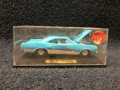 Tootsietoy Hard Body 1969 Plymouth GTX Die Cast Blue Foto 1 de 4