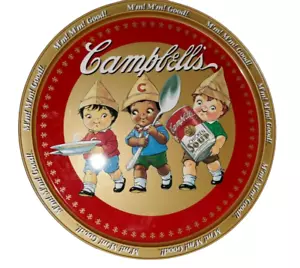 Vintage Retro Kitchen Style Campbell's Chicken Soup Tin Metal Serving Tray 1995 - Picture 1 of 6