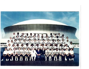 1977 NEW ORLEANS SAINTS 8X10 TEAM PHOTO MANNING MUNCIE LOUISIANA FOOTBALL NFL - Picture 1 of 1