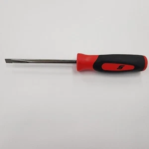 Snap-on Tools NEW RED 3/16" Flat Head Soft Grip Mini-Tip Screwdriver SGD306B - Picture 1 of 7
