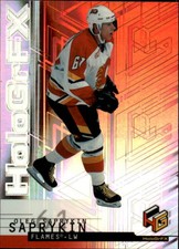 1999-00 Upper Deck HoloGrFx Calgary Flames Hockey Card #9 Oleg Saprykin Rookie