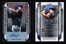 2021 Leaf Metal Draft Black Mojo /4 Marcelo Mayer #BA-MM1 Auto
