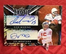 2023 Leaf Exotic Joe Montana Dan Marino Dual Auto 1/1 
