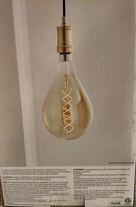 Vtg Style Lightbulb Medium Amber LED Dimmable PS50 E26 Better Homes & Gardens - Picture 1 of 4