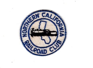 Northern California Railroad Club Patch, neuwertig, unbenutzt, Twill - Bild 1 von 1