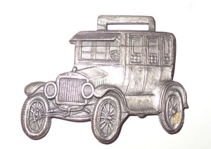 Reloj antiguo de colección para automóvil Ford modelo T llavero sin correa color plateado - Imagen 1 de 3