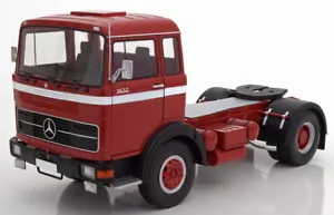 Road Kings 1/18 MERCEDES LPS 1632 RED BLACK WHITE 1969 KK Scale Model - Foto 1 di 10