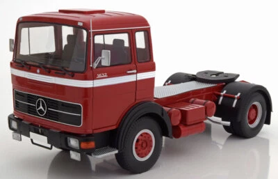 Road Kings 1/18 MERCEDES LPS 1632 RED BLACK WHITE 1969 KK Scale Model - Immagine 1 di 4