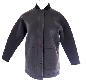 Armani Exchange Coat Parka Women XXS Jacket Long Sleeve Zip Button Cotton Blend - Picture 1 of 18