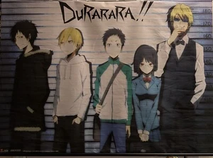 Durarara!! 42x30 & Durarara !! X2 43x31 hängende Stoffposter Wandrollen Anime - Bild 1 von 5