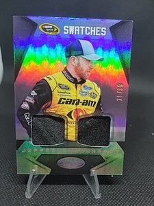 2016 Certified NASCAR Sprint Cup Swatches MIRROR SILVER Jeffrey Earnhardt #19/99