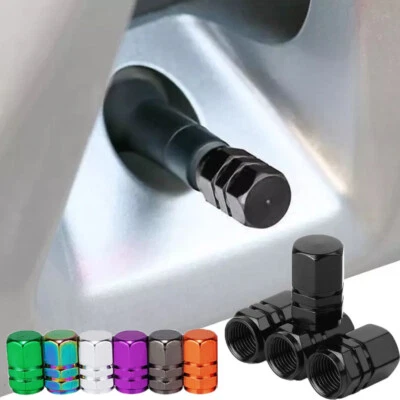 Car Tyre Valve Stem Aluminum Tire Valve Caps Cover Air Dust Wheel Rim Cap↔ - Image 1 of 4