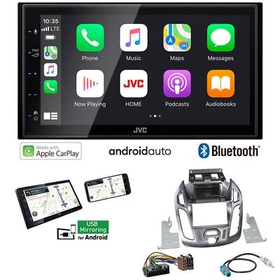 JVC Autoradio Apple CarPlay für Ford Tourneo Transit Connect Nebula ohne Display - Bild 1 von 4