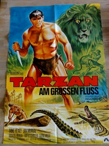 Kinoplakat TARZAN AM GROSSEN FLUSS Dill Mike Henry #Y - Bild 1 von 1