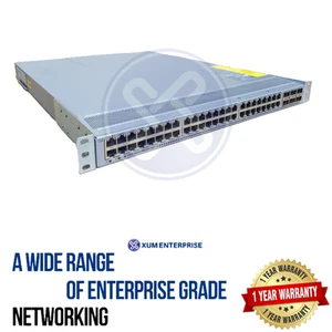 Conmutador de red Ethernet QSFP Cisco Nexus N9K-C93108TC-EX 48 puertos 10 Gbps 6x40/100 - Imagen 1 de 5