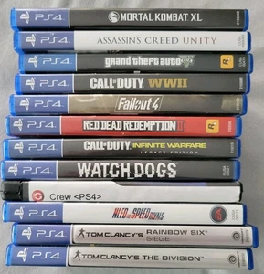 Lot 12 Games PlayStation 4 PS4 Fallout 4 Grand Theft Call Duty Watchdogs Red Dea - Picture 1 of 12