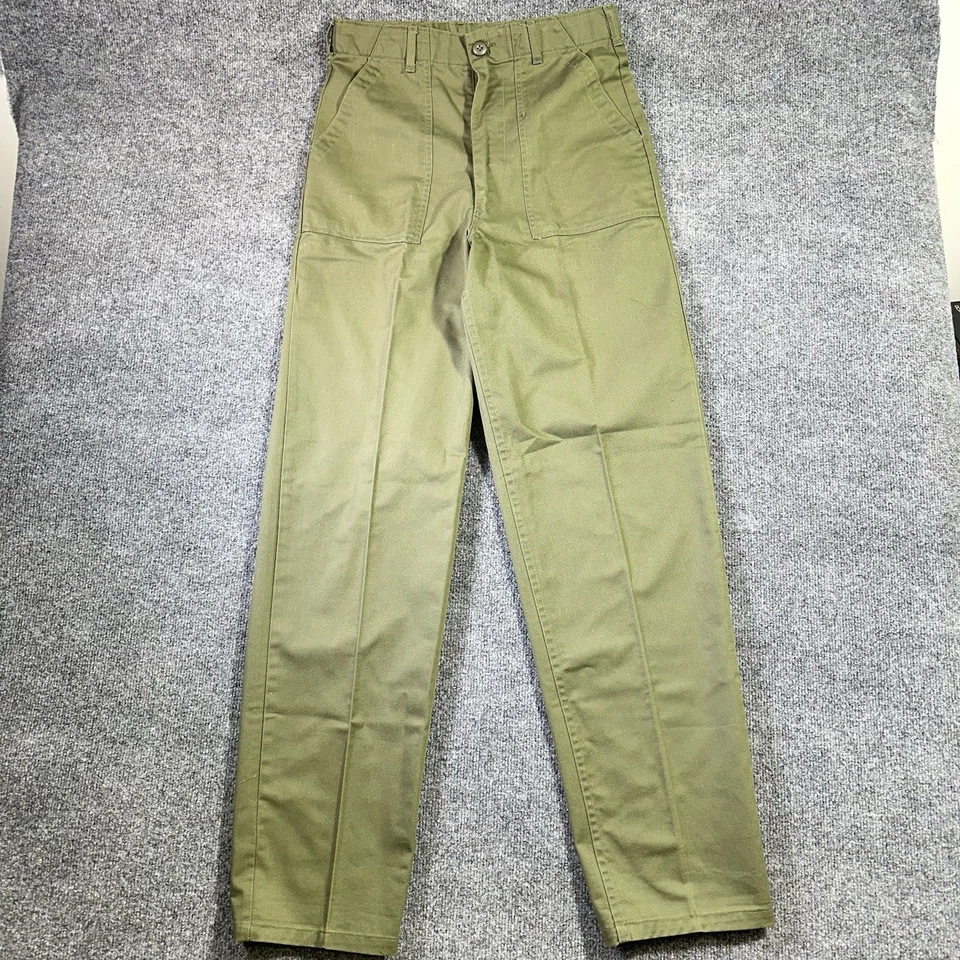 Vintage US Military Pants Mens Fit 31x35 Olive Green OG 107 Utility Trouser Army - Image 1 of 4