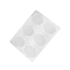 18 piezas empuñaduras de talón cojines protectores de talón transparentes pequeños redondos para hombres mujeres - Imagen 1 de 12