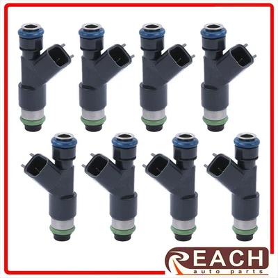 8x Injetores de Combustível Upgrade para 2007-2009 Chevrolet Tahoe 5.3L V8 FJ977 12594512 - Imagem 1 de 4