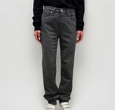 Pantalón de tiro alto gris lana Dolce & Gabbana vintage DDP D&G talla 29 Foto 1 de 4