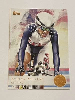 2012 Topps U.S. Olympic Team & Hopefuls Bronze #96 - Evelyn Stevens - Ciclismo - Imagem 1 de 2
