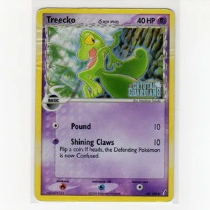 Pokémon TCG Treecko Delta Species 68/100 Guardiani dei Cristalli Reverse Holo EN-DMG - Foto 1 di 3