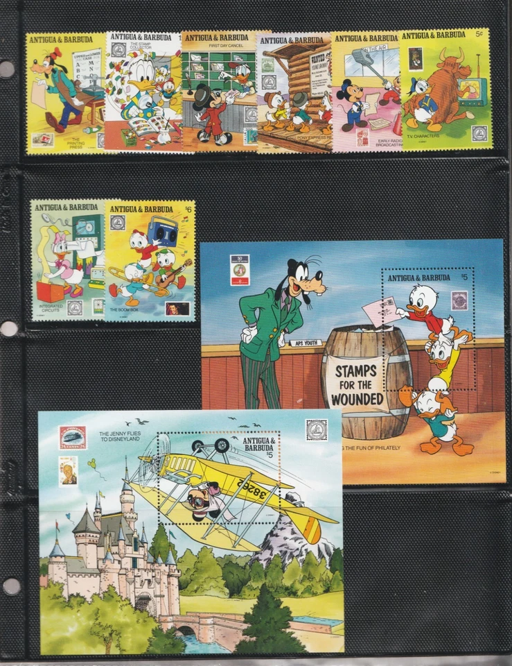Antigua y Barbuda 1989 Sc# 1238-47 - Personajes Disney. Juego MNH CV$21,50 Foto 1 de 1