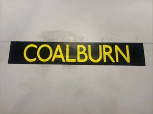 COALBURN - Hamilton Depot 289 Scottish Bus Destination Blind 36” - Picture 1 of 11